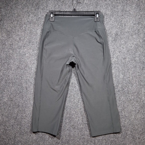 NIKE Dri-Fit Ten Less Plastic Bottles Yoga‎ Pants Size Medium Dark Gray - Picture 10 of 10